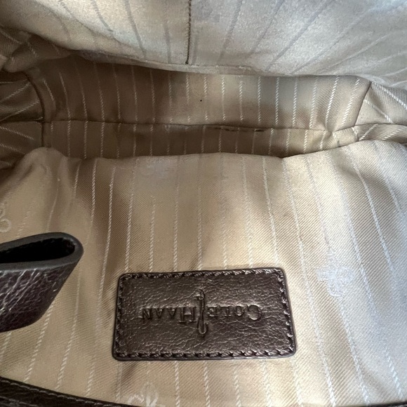 Barely Used - Cole Haan Sullivan Street Ariel Hobo Anthracite Metallic - Picture 5 of 6